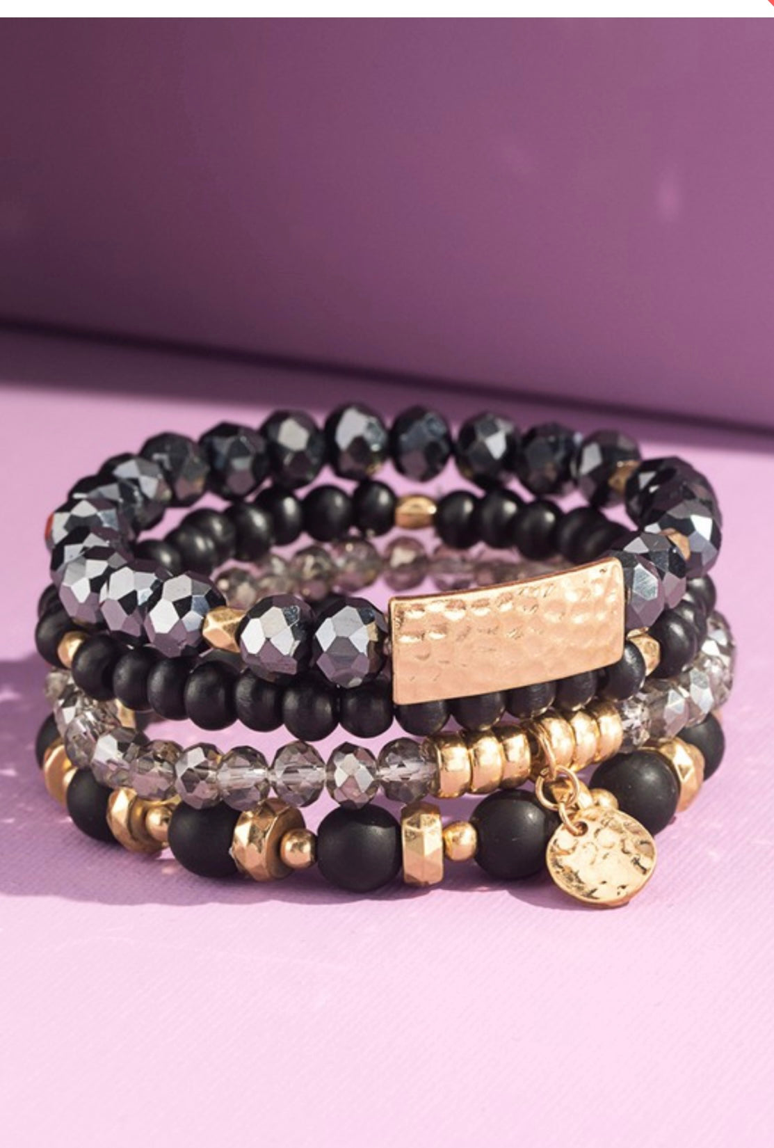 Natural Stone Stackable Bracelet